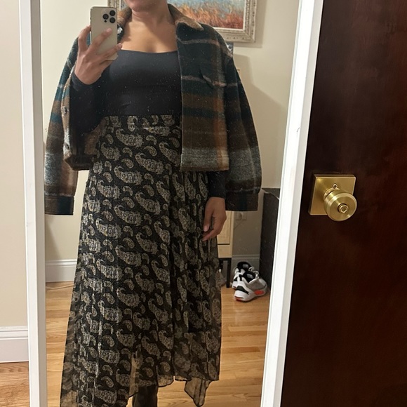 Plaid Aritzia Cropped Jacket - Picture 1 of 4